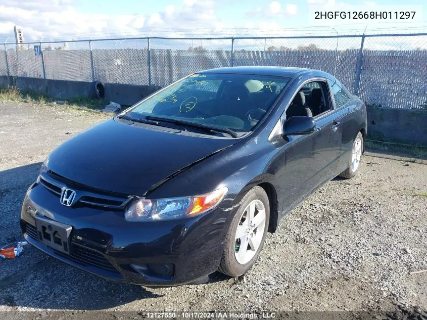 2HGFG12668H011297 2008 Honda Civic Cpe