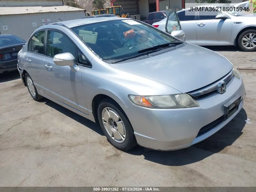 JHMFA36218S015946 2008 Honda Civic Hybrid