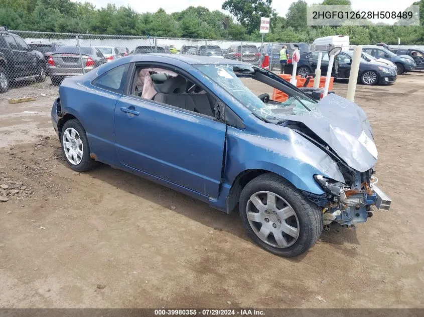 2HGFG12628H508489 2008 Honda Civic Lx