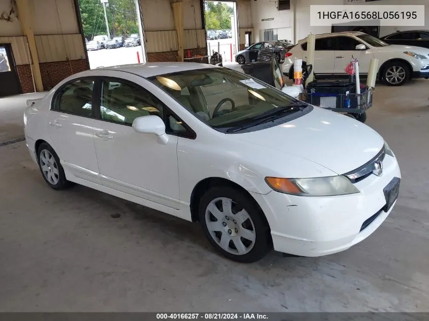 1HGFA16568L056195 2008 Honda Civic Sdn Lx