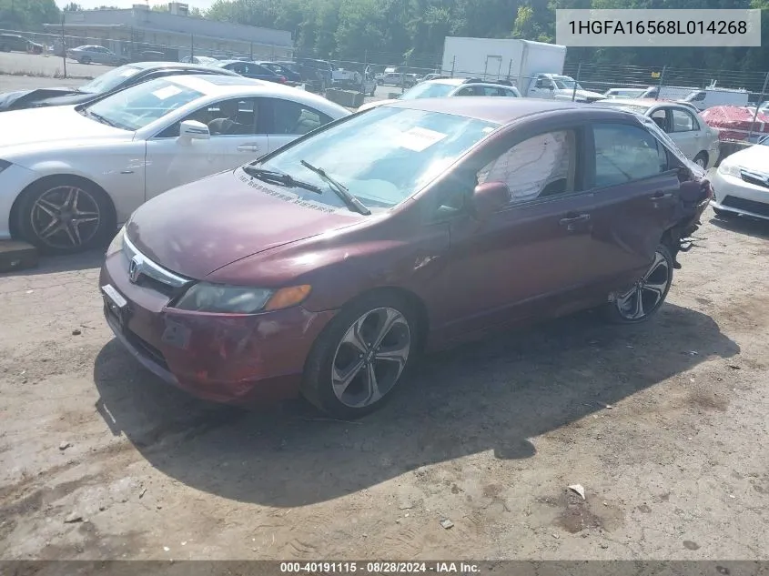 1HGFA16568L014268 2008 Honda Civic Sdn Lx