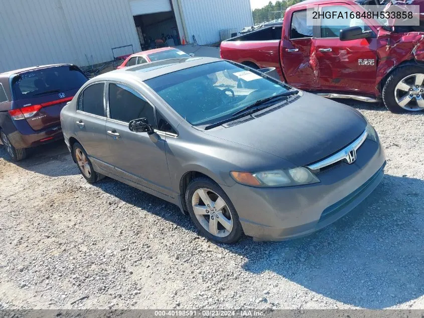 2HGFA16848H533858 2008 Honda Civic Ex