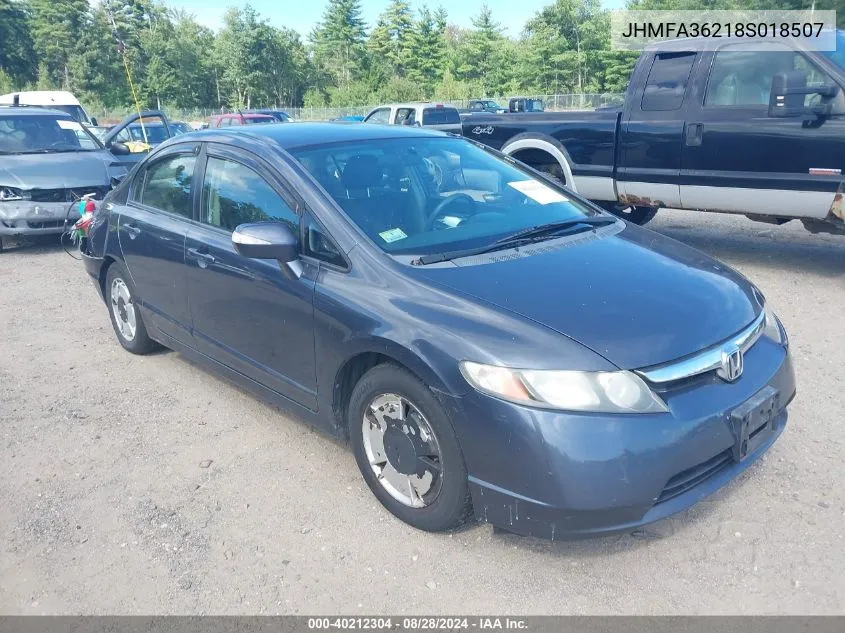 JHMFA36218S018507 2008 Honda Civic Hybrid