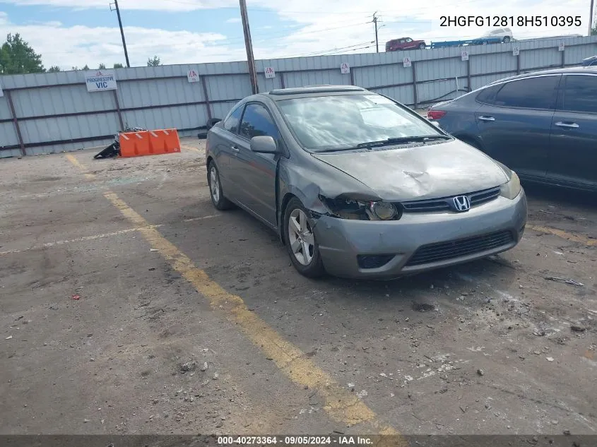 2HGFG12818H510395 2008 Honda Civic Ex