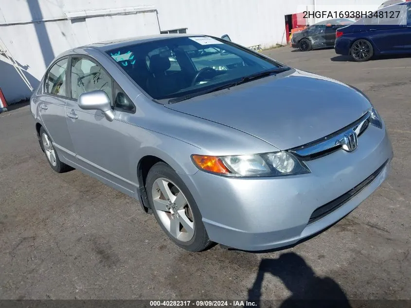 2HGFA16938H348127 2008 Honda Civic Ex-L