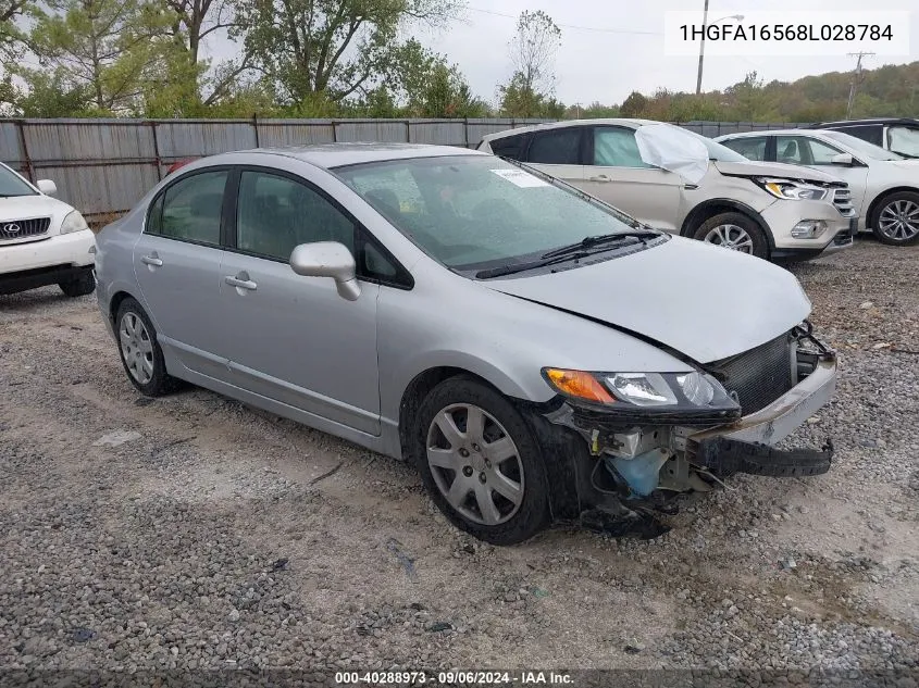 2008 Honda Civic Sdn Lx VIN: 1HGFA16568L028784 Lot: 40288973