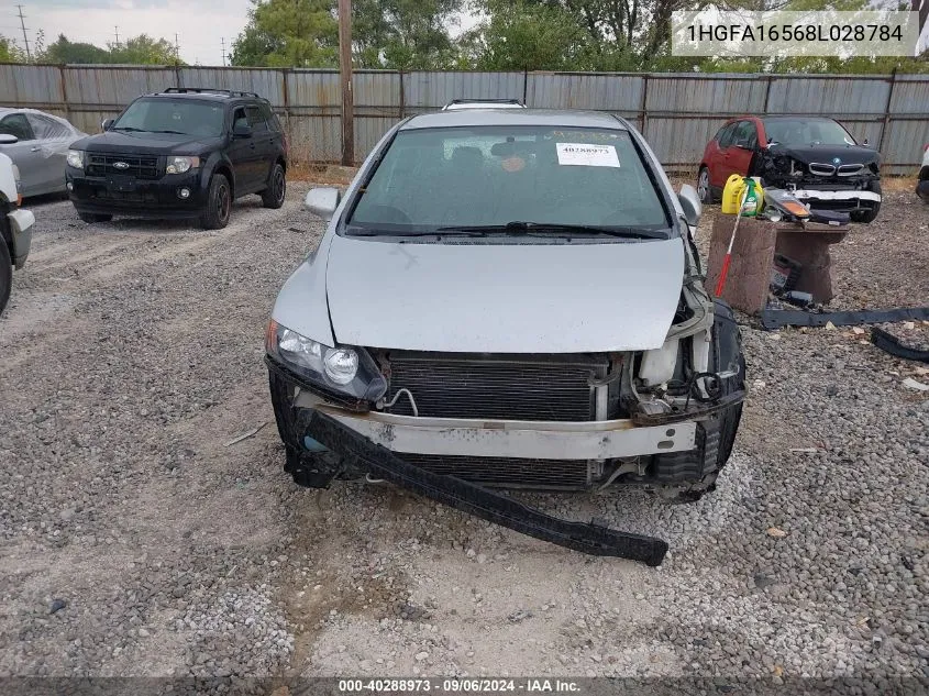 1HGFA16568L028784 2008 Honda Civic Sdn Lx