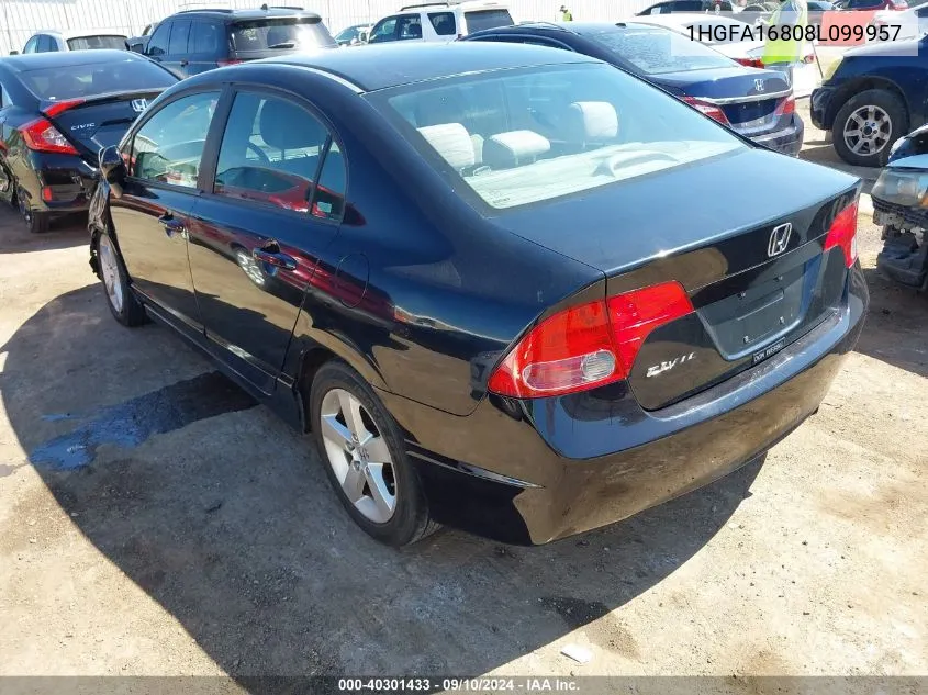 1HGFA16808L099957 2008 Honda Civic Ex