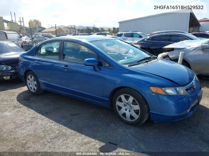 2HGFA16518H529532 2008 Honda Civic Lx