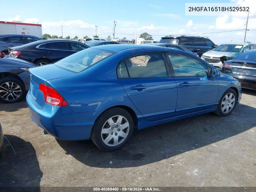 2HGFA16518H529532 2008 Honda Civic Lx