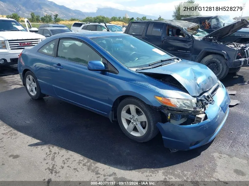 2HGFG12818H528279 2008 Honda Civic Ex