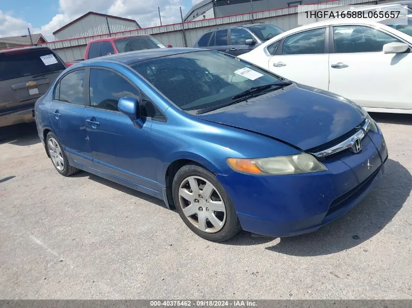 1HGFA16588L065657 2008 Honda Civic Lx