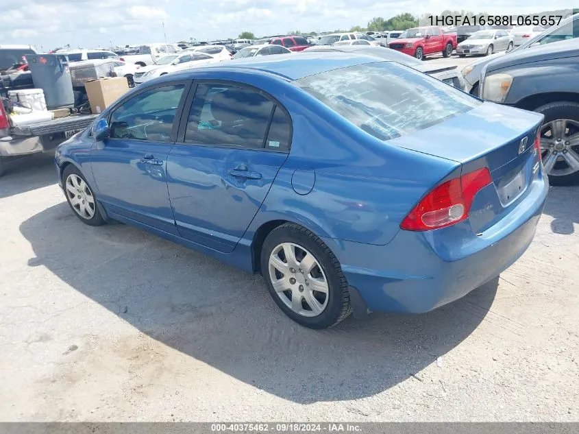 1HGFA16588L065657 2008 Honda Civic Lx