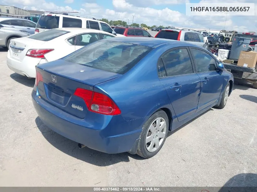 1HGFA16588L065657 2008 Honda Civic Lx