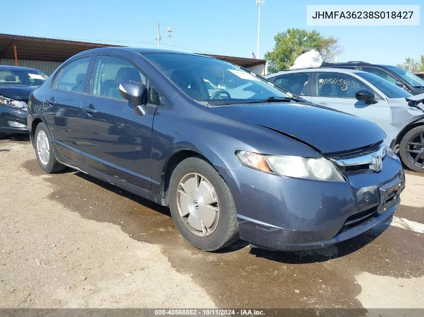 JHMFA36238S018427 2008 Honda Civic Hybrid