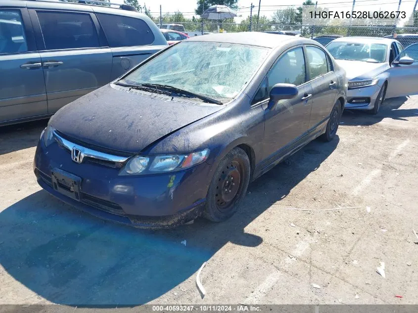 1HGFA16528L062673 2008 Honda Civic Lx