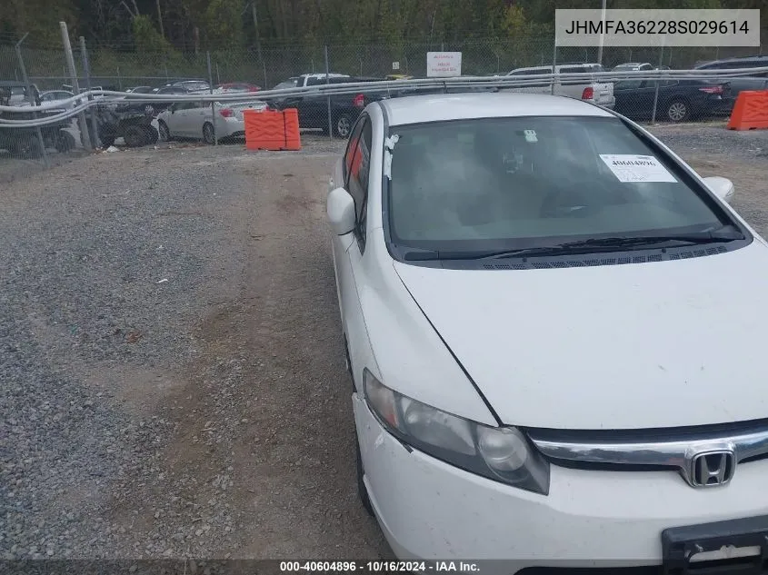 JHMFA36228S029614 2008 Honda Civic Hybrid