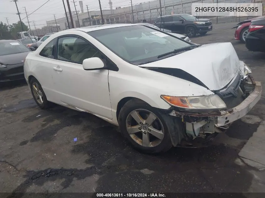 2HGFG12848H526395 2008 Honda Civic Ex