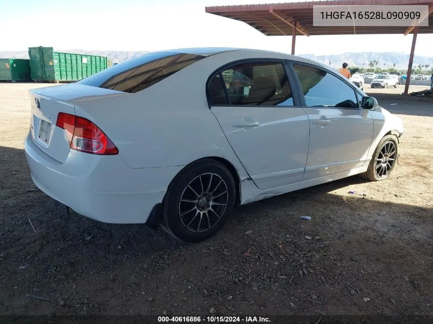 1HGFA16528L090909 2008 Honda Civic Lx