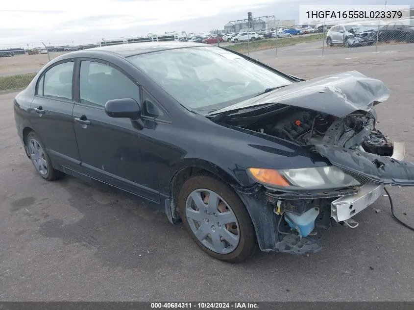 2008 Honda Civic Lx VIN: 1HGFA16558L023379 Lot: 40684311