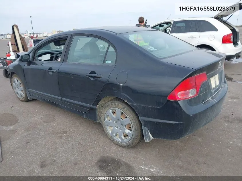 1HGFA16558L023379 2008 Honda Civic Lx