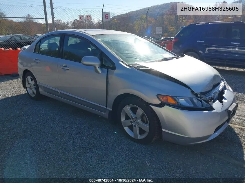 2HGFA16988H325605 2008 Honda Civic Exl