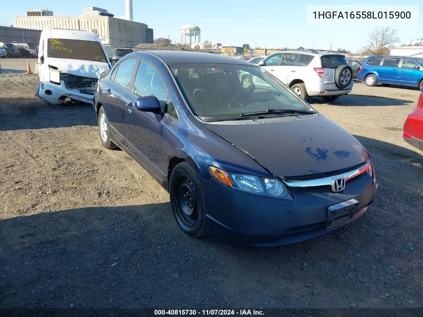 2008 Honda Civic Lx VIN: 1HGFA16558L015900 Lot: 40815730