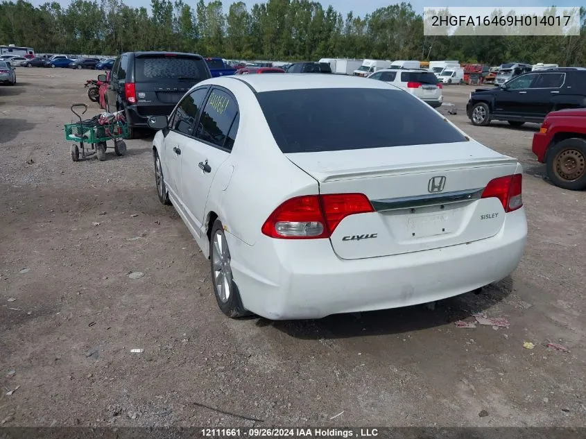 2HGFA16469H014017 2009 Honda Civic Dx-G