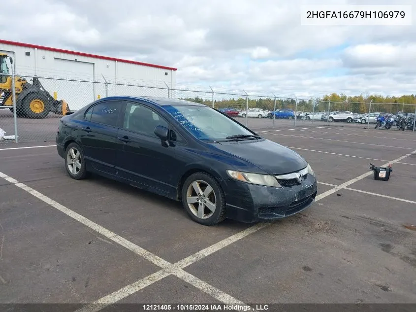 2009 Honda Civic Sdn VIN: 2HGFA16679H106979 Lot: 12121405