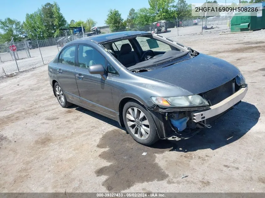 2HGFA16909H508286 2009 Honda Civic Ex-L