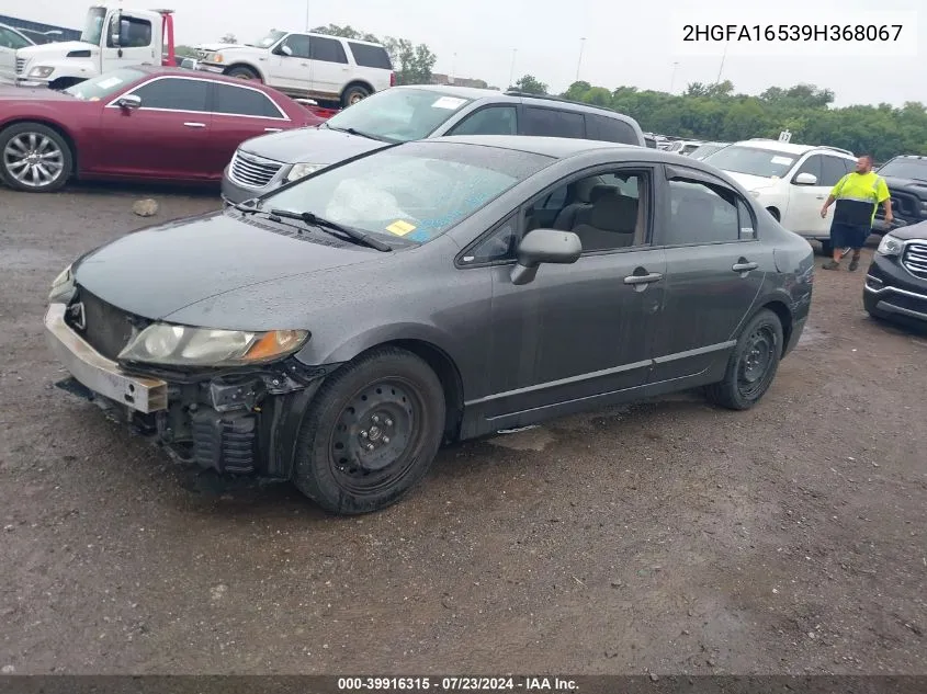 2HGFA16539H368067 2009 Honda Civic Lx