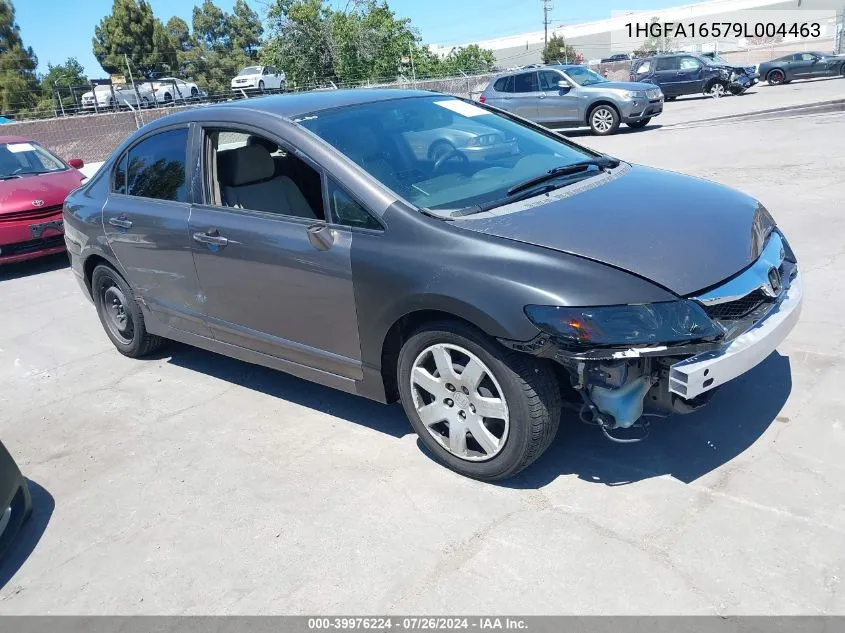 1HGFA16579L004463 2009 Honda Civic Lx