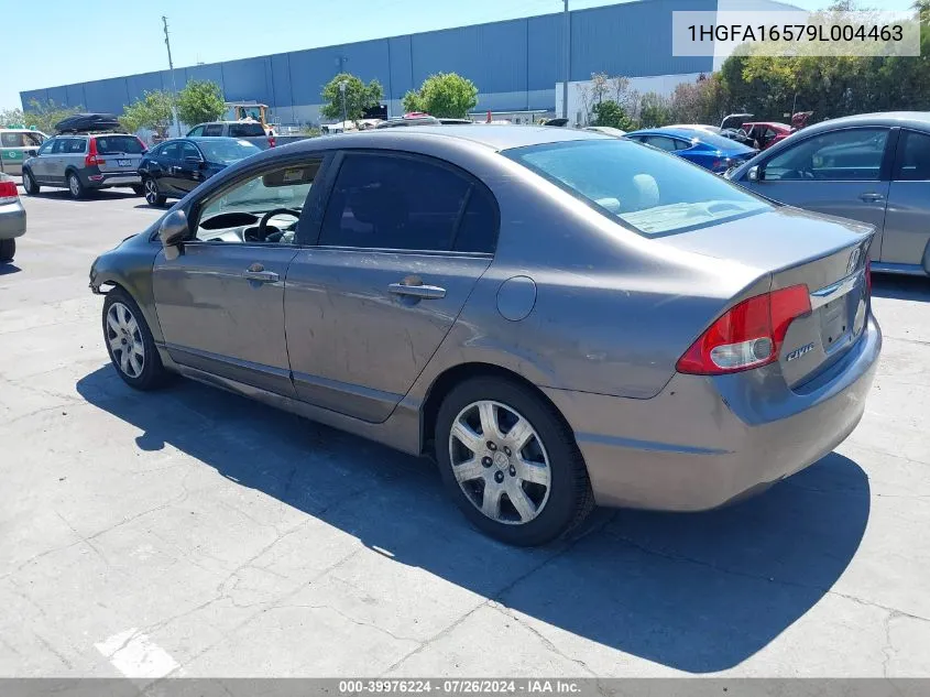 2009 Honda Civic Lx VIN: 1HGFA16579L004463 Lot: 39976224