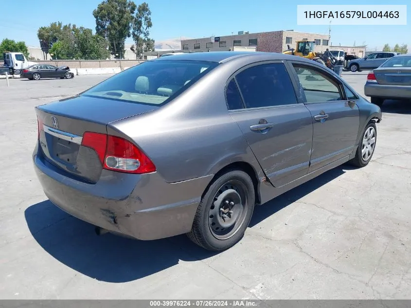 2009 Honda Civic Lx VIN: 1HGFA16579L004463 Lot: 39976224