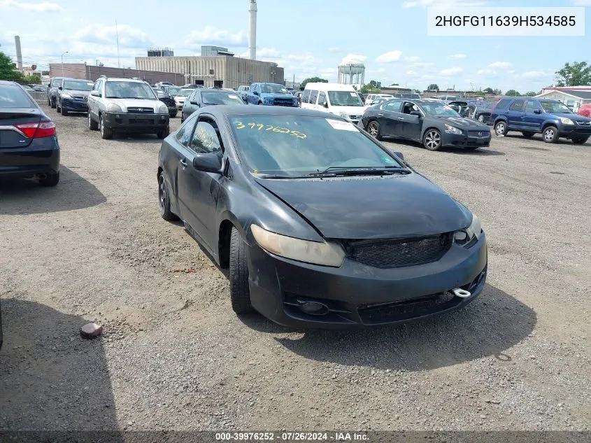 2HGFG11639H534585 2009 Honda Civic Lx