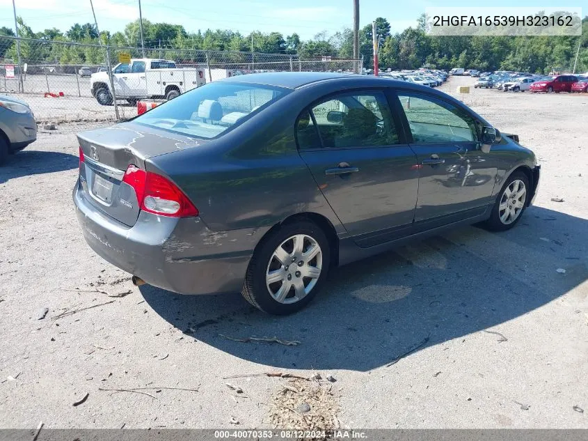 2009 Honda Civic Lx VIN: 2HGFA16539H323162 Lot: 40070353