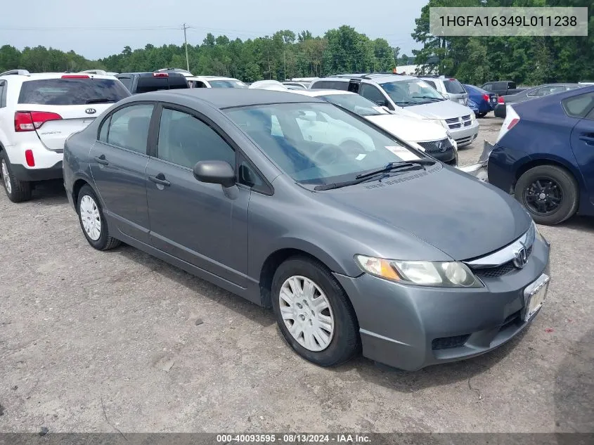 1HGFA16349L011238 2009 Honda Civic Vp