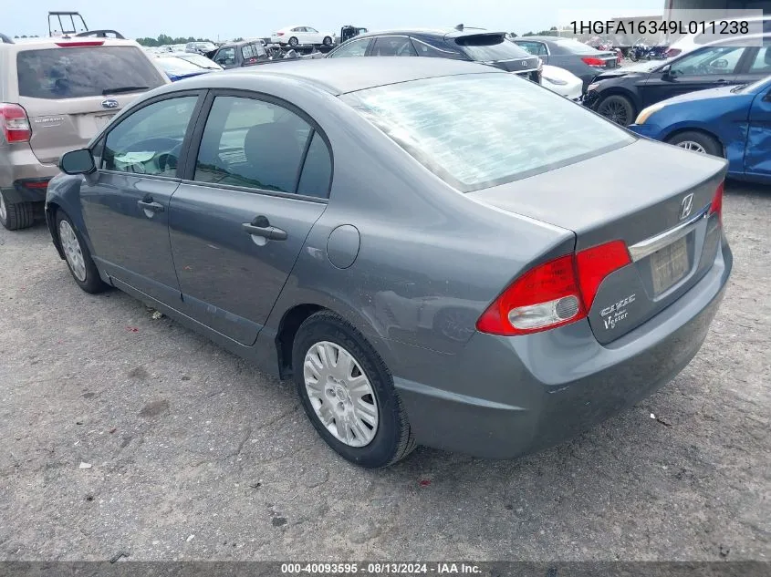 1HGFA16349L011238 2009 Honda Civic Vp