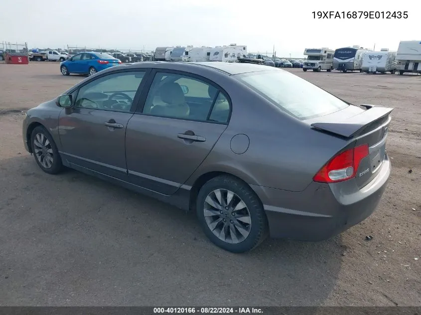 19XFA16879E012435 2009 Honda Civic Ex