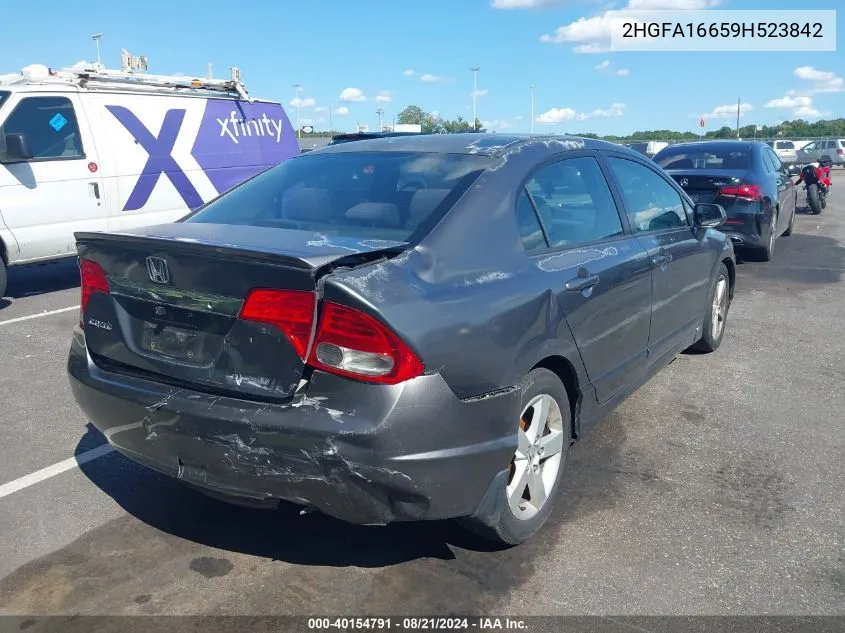 2HGFA16659H523842 2009 Honda Civic Lx-S