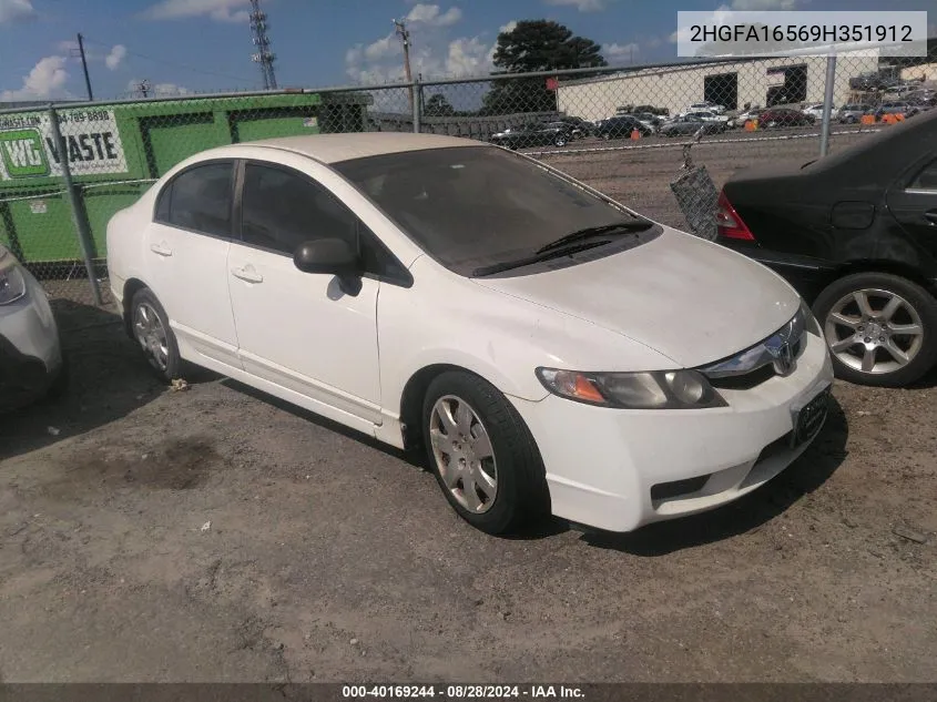 2HGFA16569H351912 2009 Honda Civic Lx