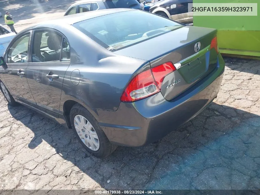 2009 Honda Civic Vp VIN: 2HGFA16359H323971 Lot: 40179938