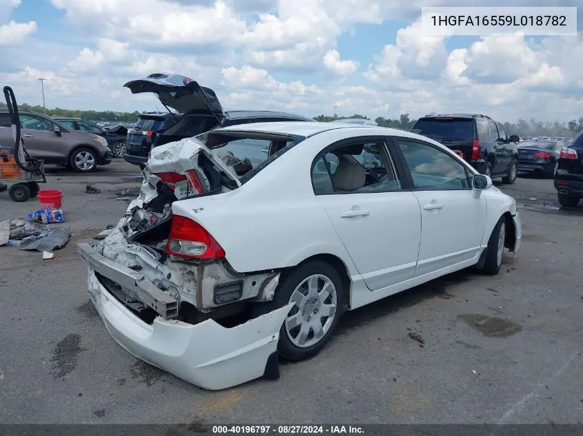 1HGFA16559L018782 2009 Honda Civic Lx