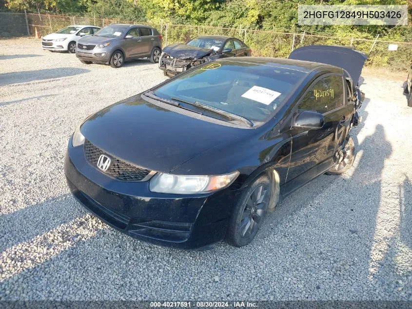 2HGFG12849H503426 2009 Honda Civic Ex