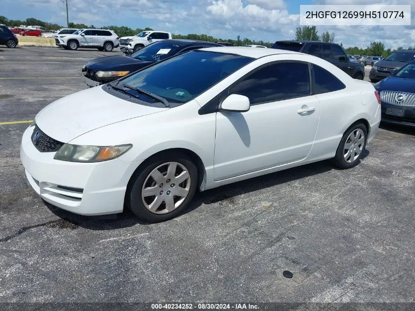 2HGFG12699H510774 2009 Honda Civic Lx