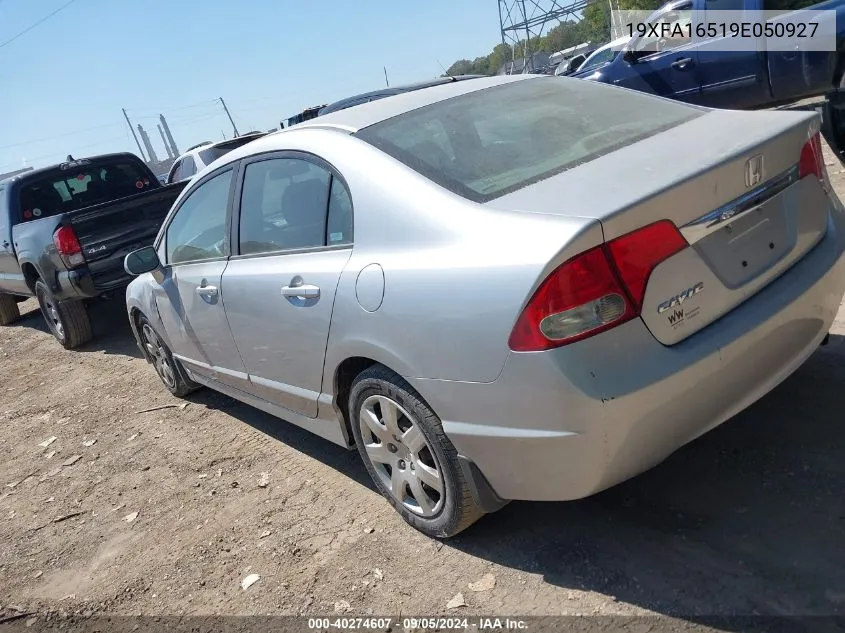 19XFA16519E050927 2009 Honda Civic Lx