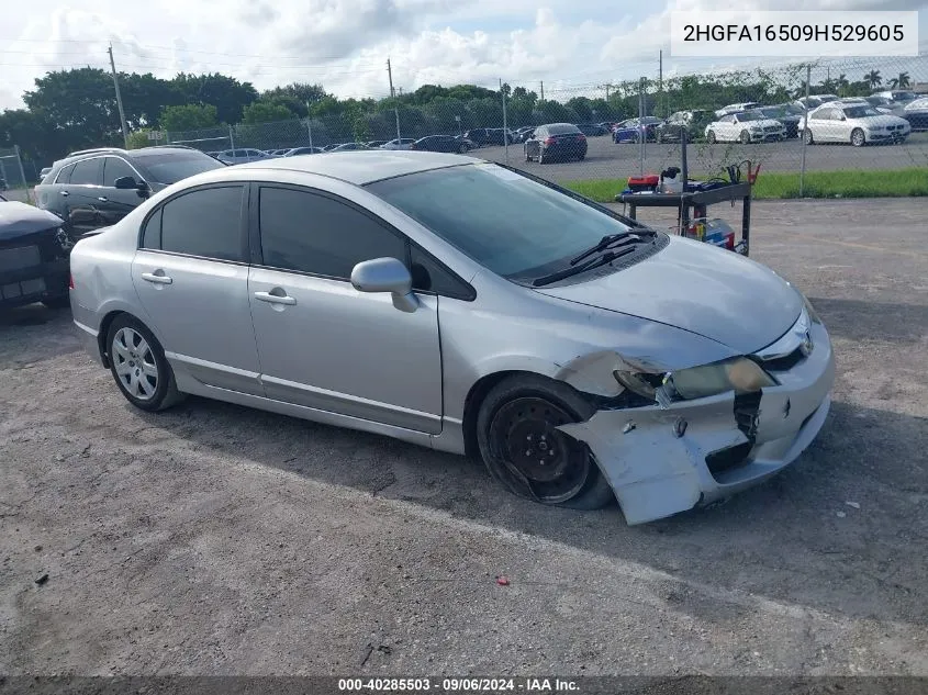 2HGFA16509H529605 2009 Honda Civic Lx