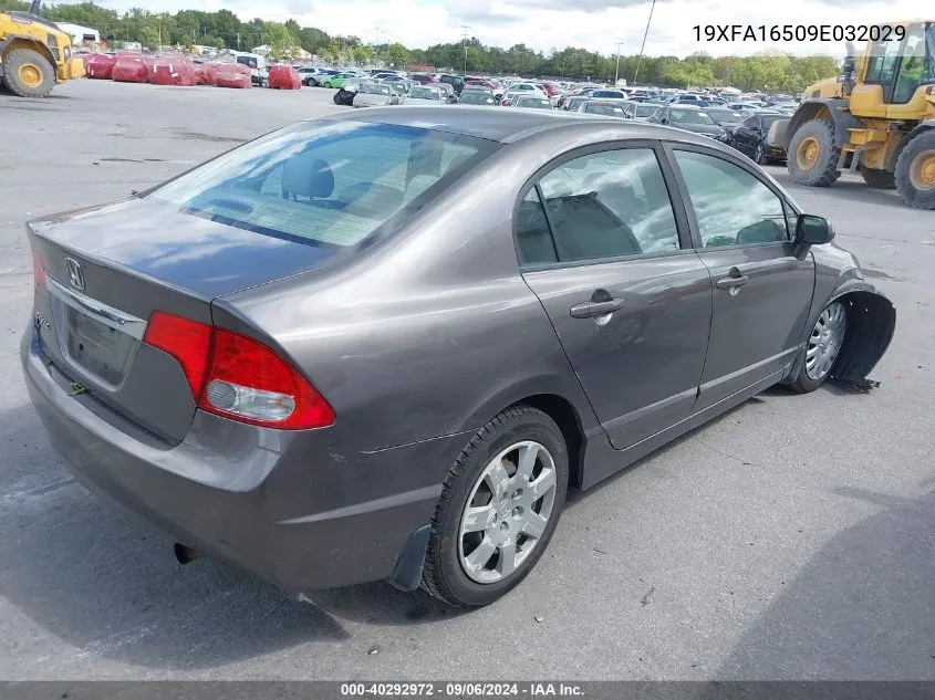 19XFA16509E032029 2009 Honda Civic Lx