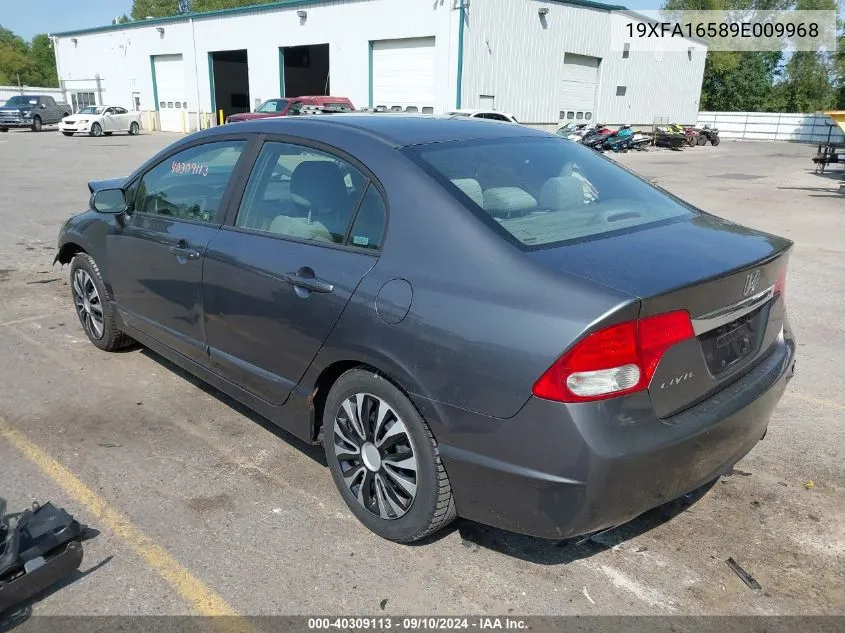 19XFA16589E009968 2009 Honda Civic Lx