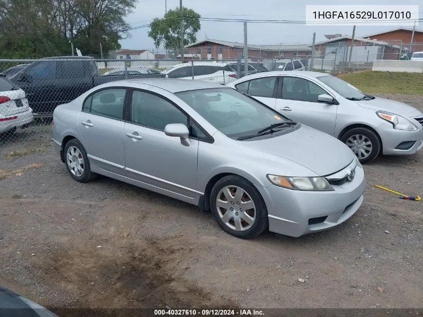 2009 Honda Civic Lx VIN: 1HGFA16529L017010 Lot: 40327610